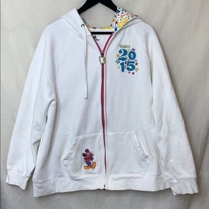 Disney parks 2015 zip up jacket
